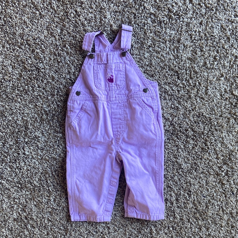 Infant lavender Carhartt overalls